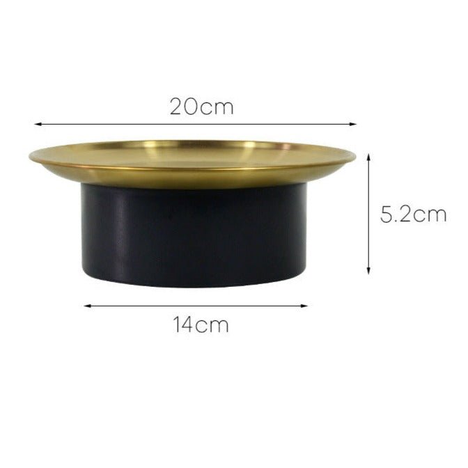 Nordic Gold Round Tray