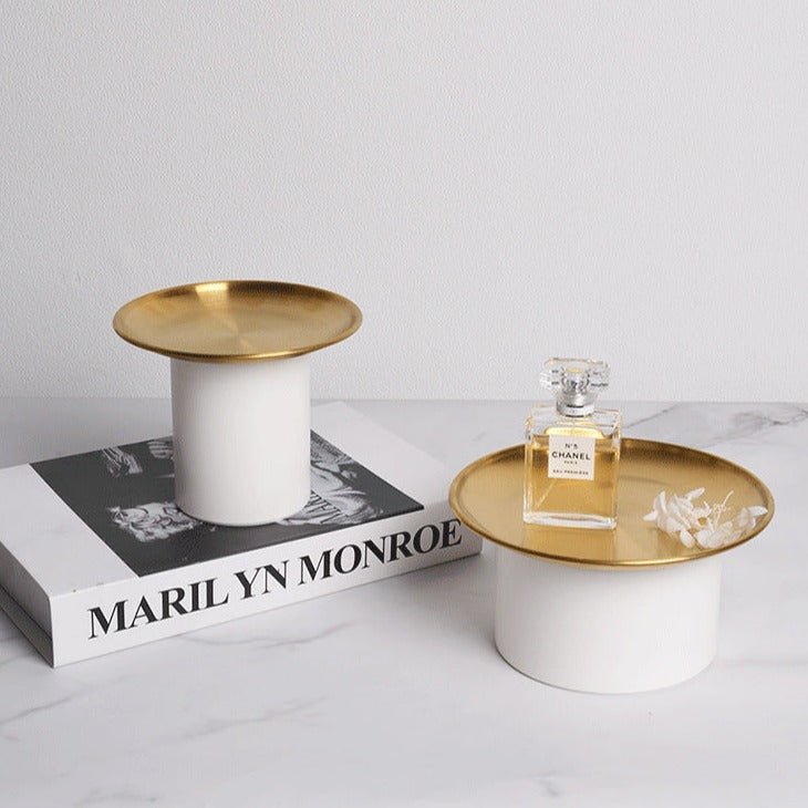 Nordic Gold Round Tray