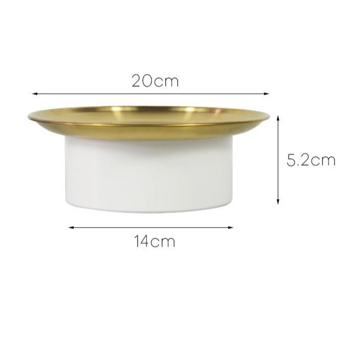Nordic Gold Round Tray