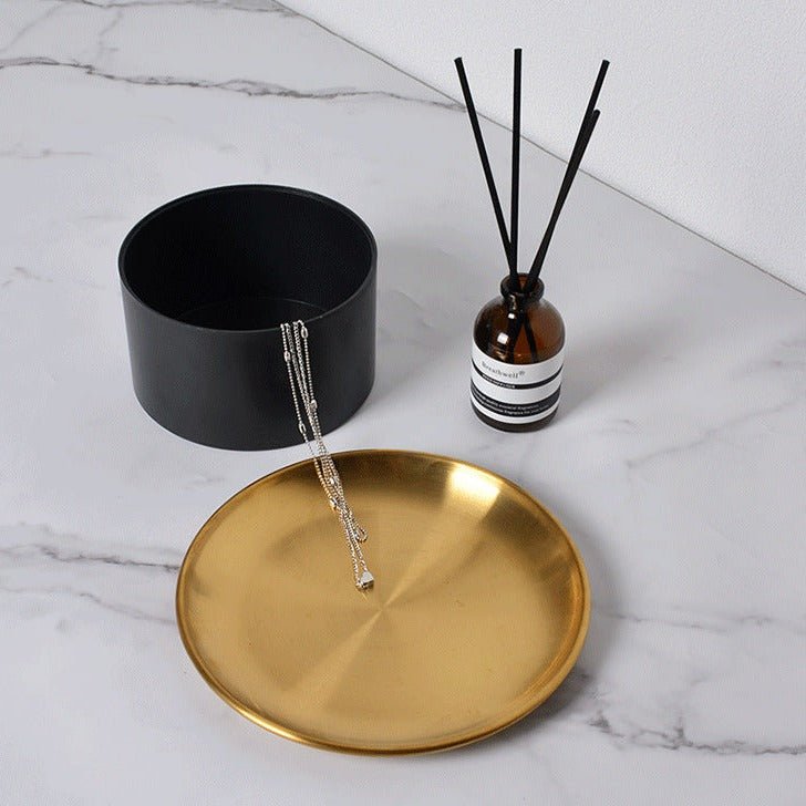 Nordic Gold Round Tray