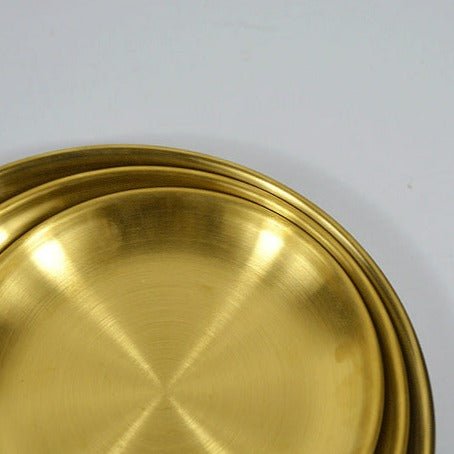 Nordic Gold Round Tray