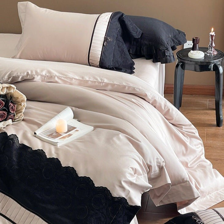 Opulent Lace Reverie Bedding Set