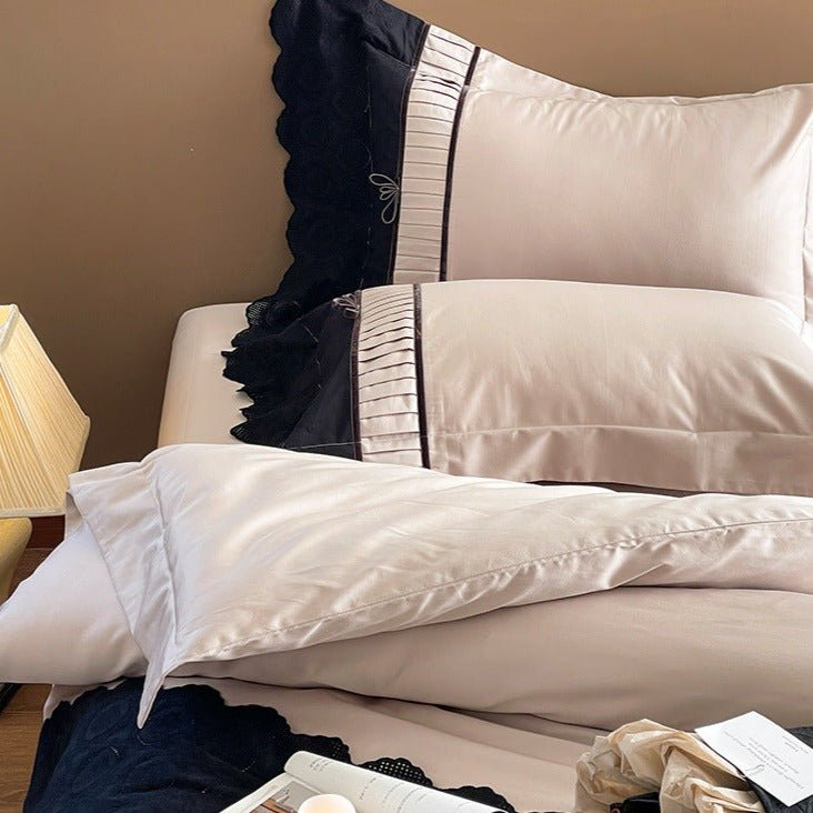 Opulent Lace Reverie Bedding Set