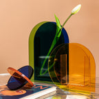 Orange Sunset Acrylic Vase