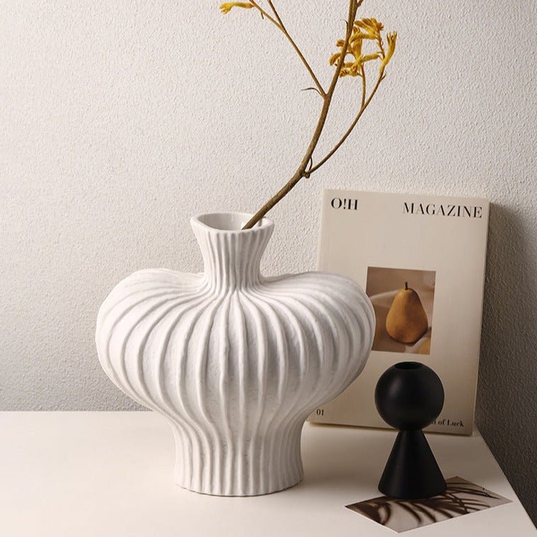 Origami Stripe Vase