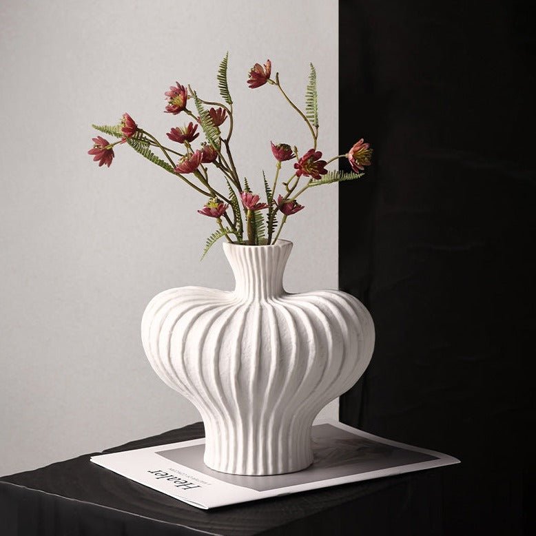 Origami Stripe Vase