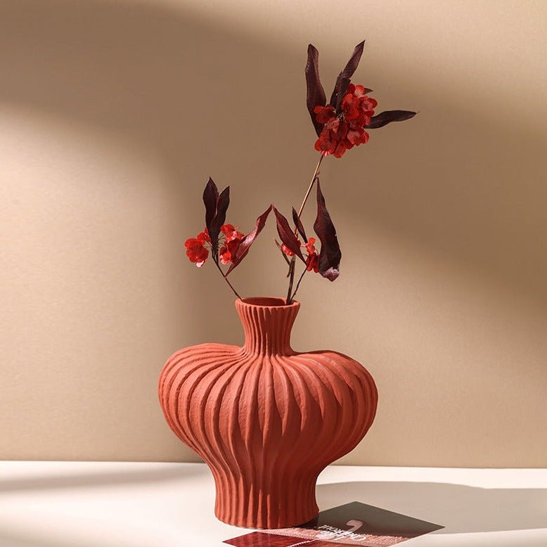Origami Stripe Vase