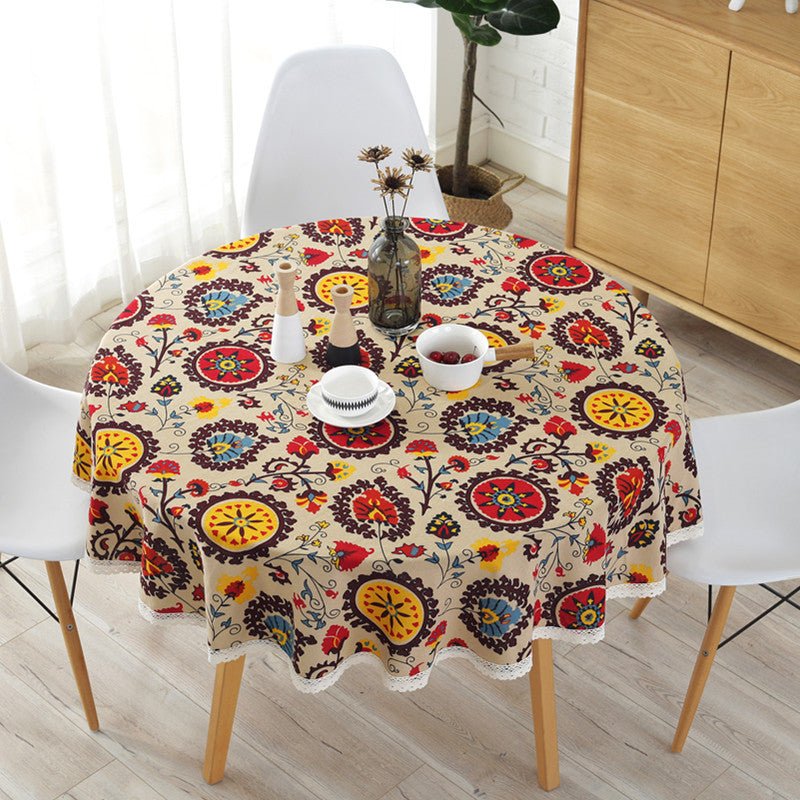 Paisley Round Tablecloth