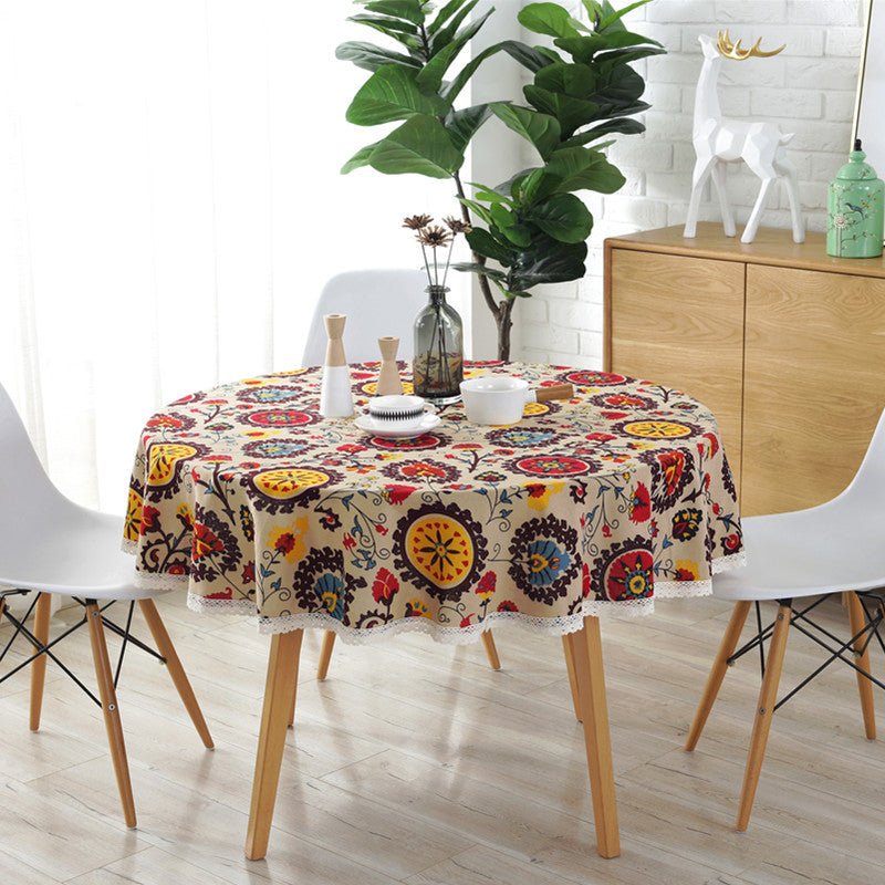 Paisley Round Tablecloth