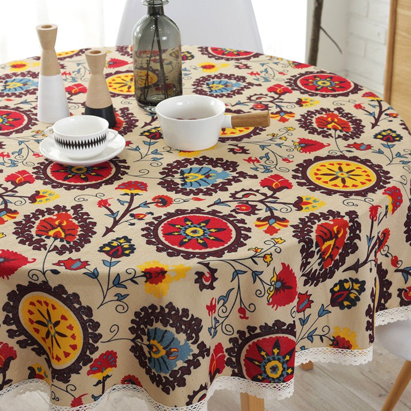 Paisley Round Tablecloth