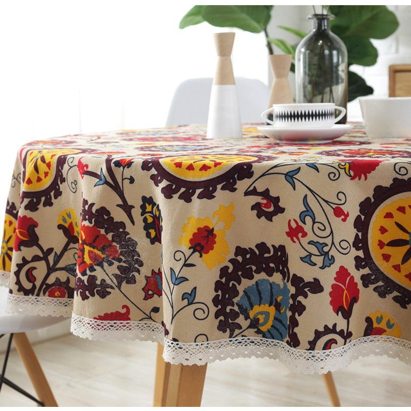 Paisley Round Tablecloth