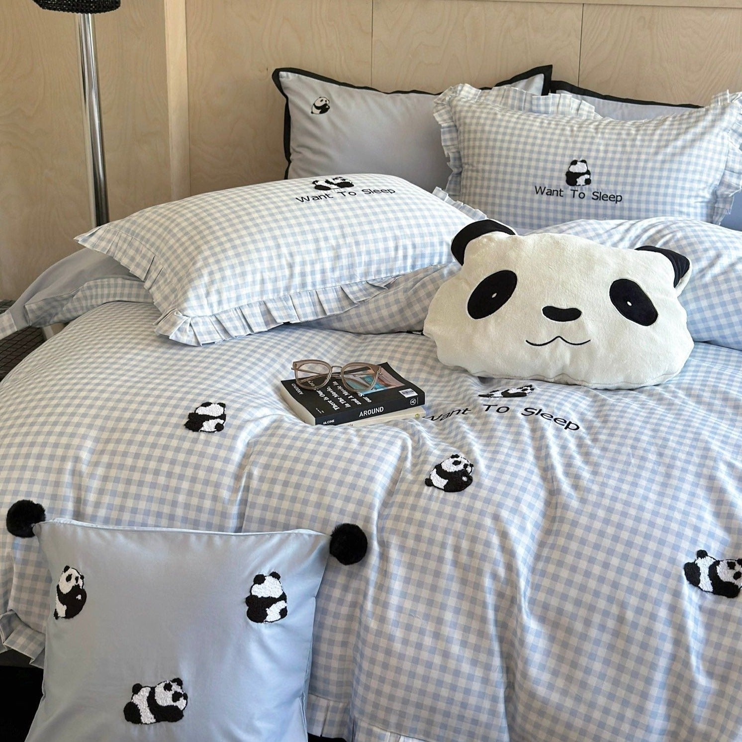 Pandas Want To Sleep Bedding Set