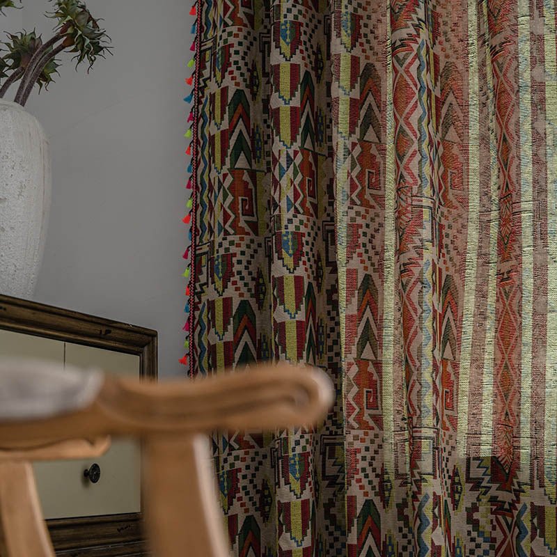 Panzance Geometric Curtain