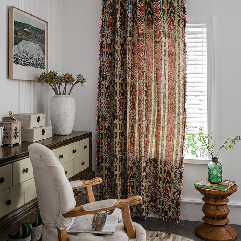 Panzance Geometric Curtain