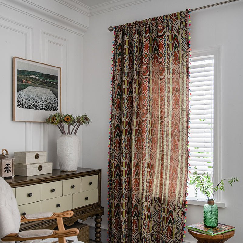 Panzance Geometric Curtain