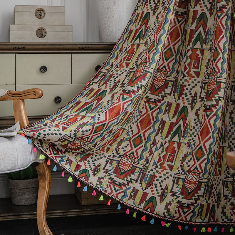Panzance Geometric Curtain
