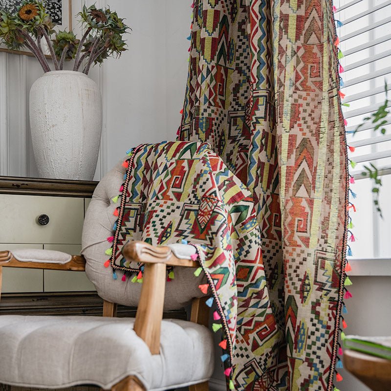 Panzance Geometric Curtain