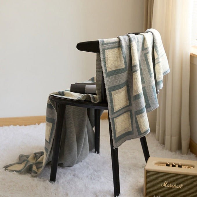 Pastel Grid Blanket