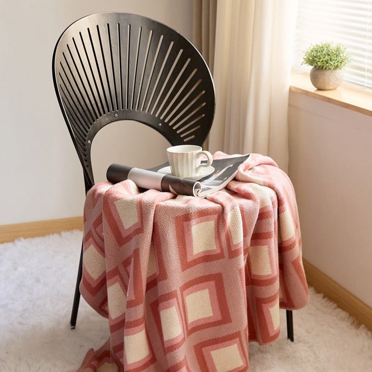 Pastel Grid Blanket