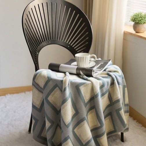 Pastel Grid Blanket