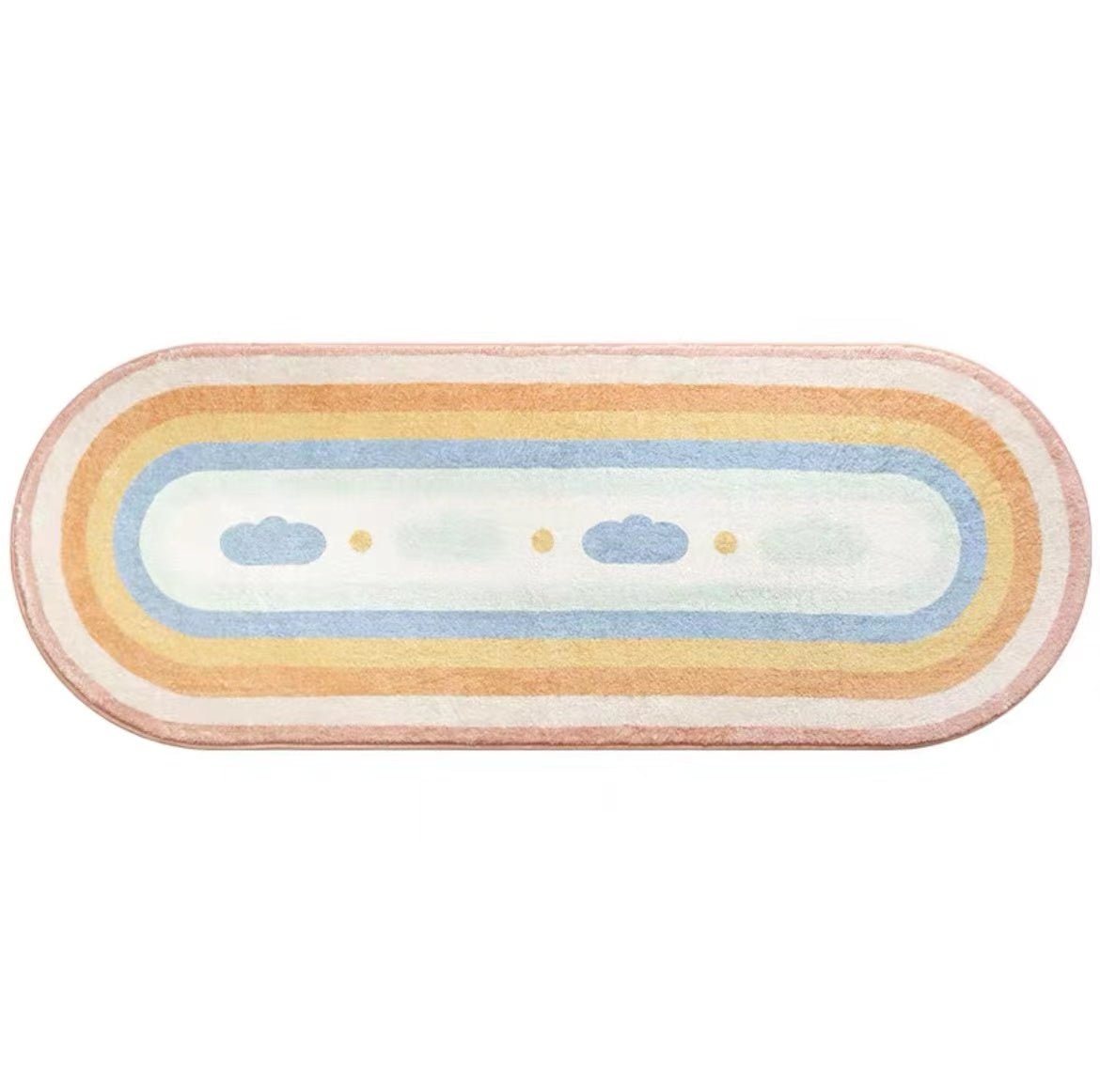 Pastel Rainbow Floor Mat