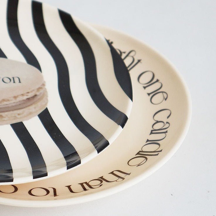 Pastries On Plastic Plate