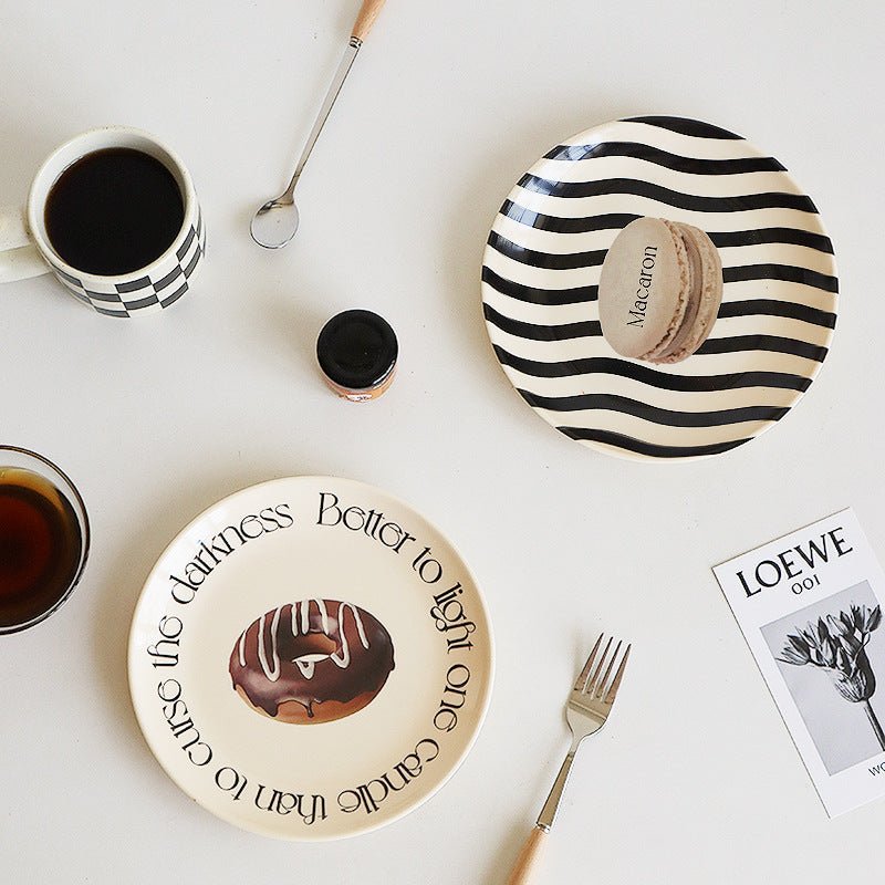 Pastries On Plastic Plate