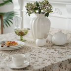 Peaceful Beige Table Cloth