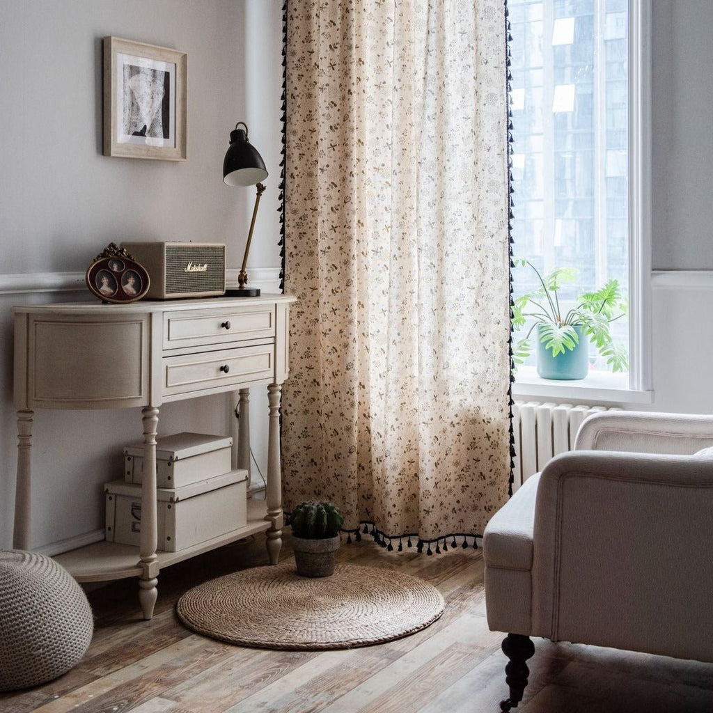 Peaceful Beige Table Cloth