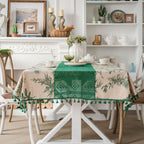 Peaceful Beige Table Cloth