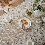 Peaceful Beige Table Cloth