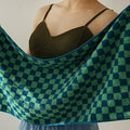 Peacock Checkerboard Towel