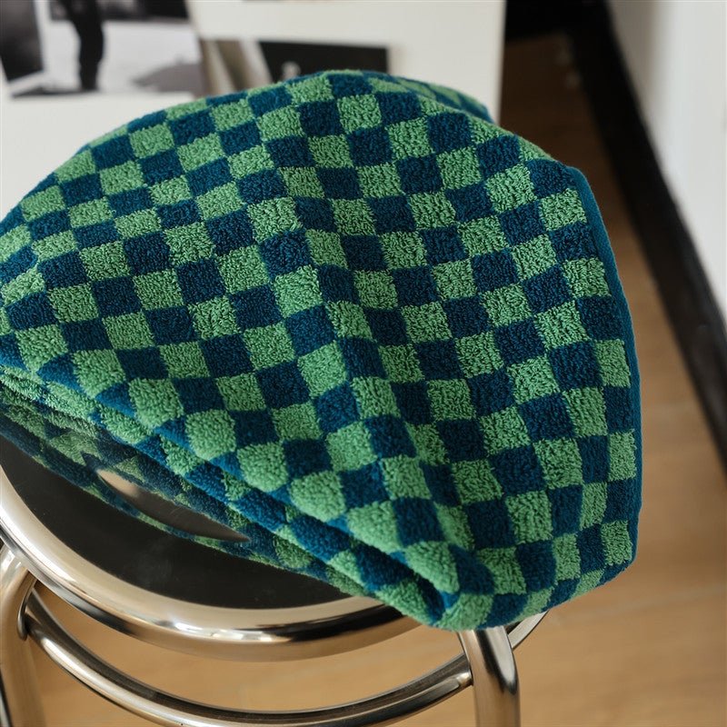 Peacock Checkerboard Towel