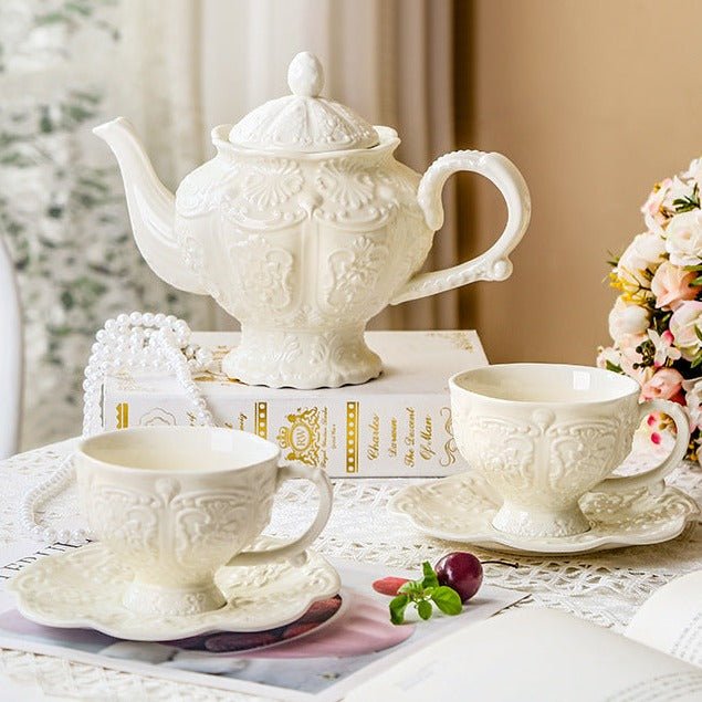 Pearl Teacup & Pot