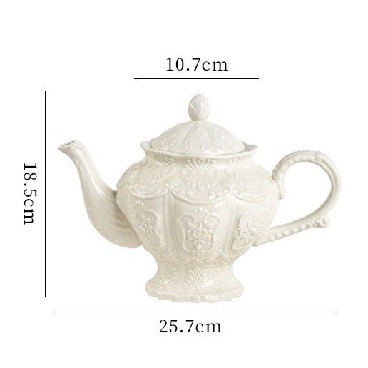 Pearl Teacup & Pot