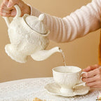 Pearl Teacup & Pot
