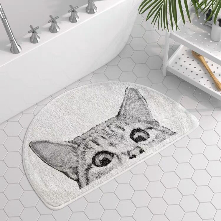 Peeping Kitty Bath Mat