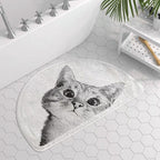Peeping Kitty Bath Mat