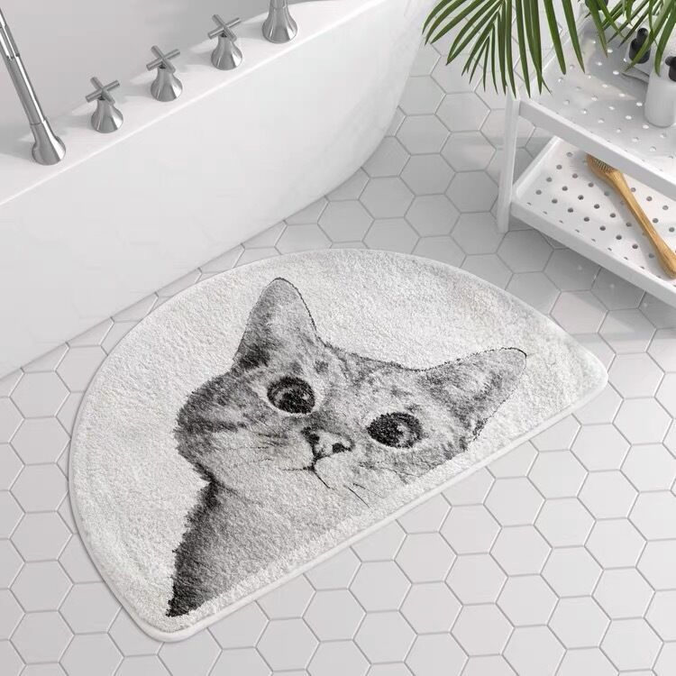 Peeping Kitty Bath Mat