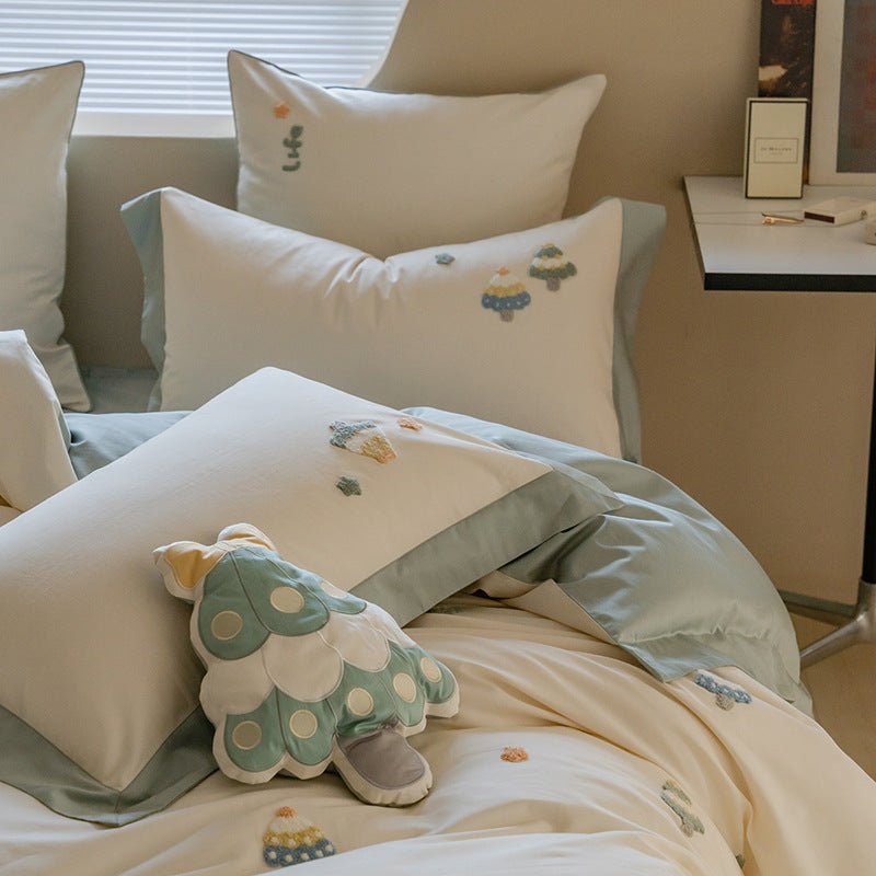 Pine And Petal Flowers Bedding Set