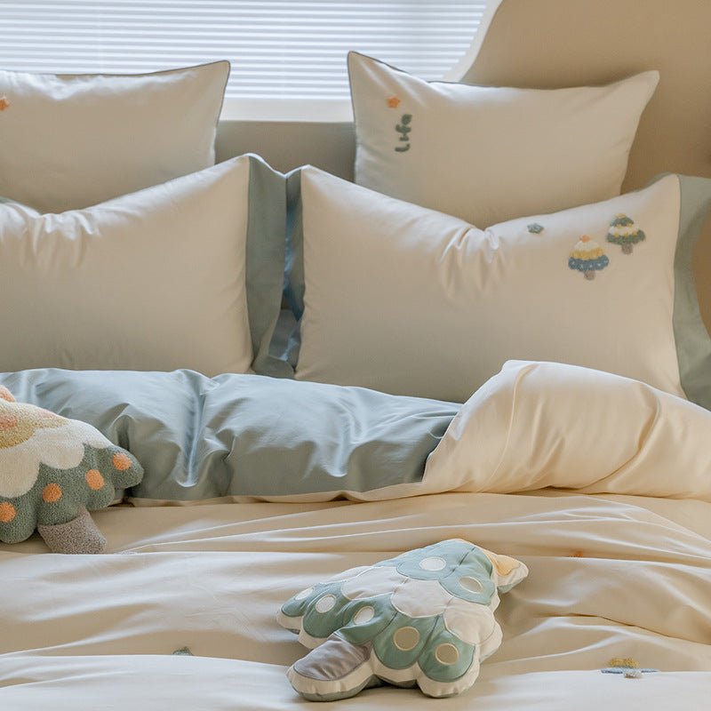 Pine And Petal Flowers Bedding Set