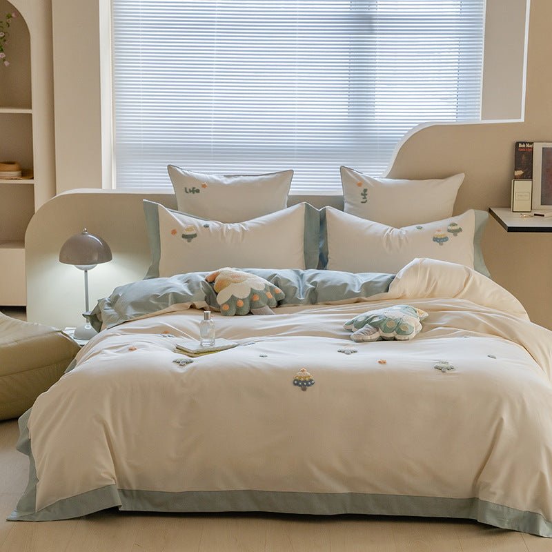 Pine And Petal Flowers Bedding Set