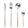 Pink Dipped Cutlery Set