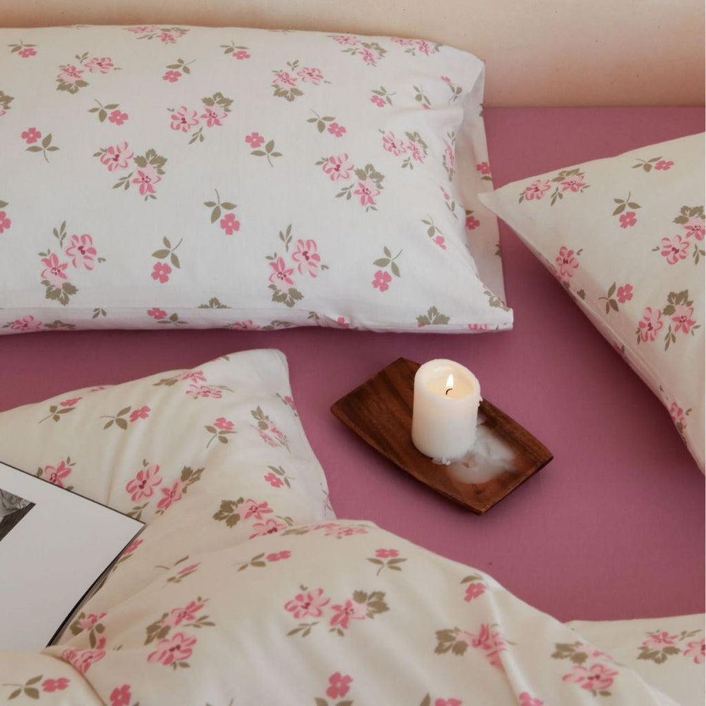 Pink Garden Bedding Set