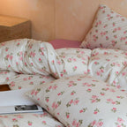 Pink Garden Bedding Set