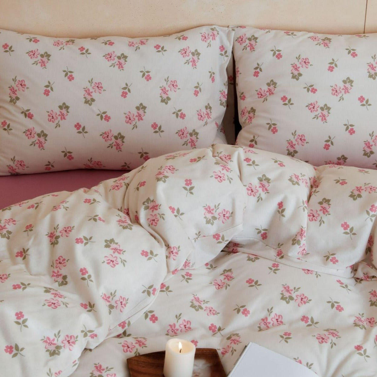 Pink Garden Bedding Set