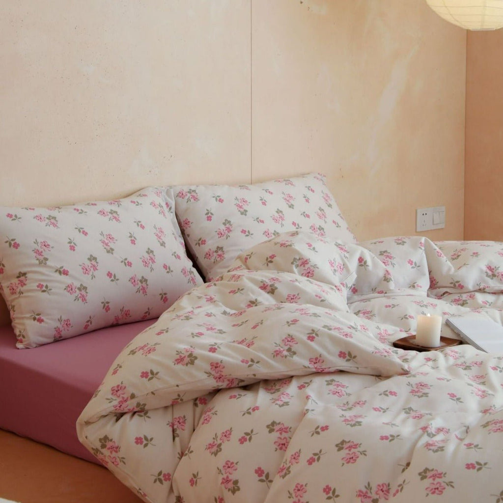 Pink Garden Bedding Set