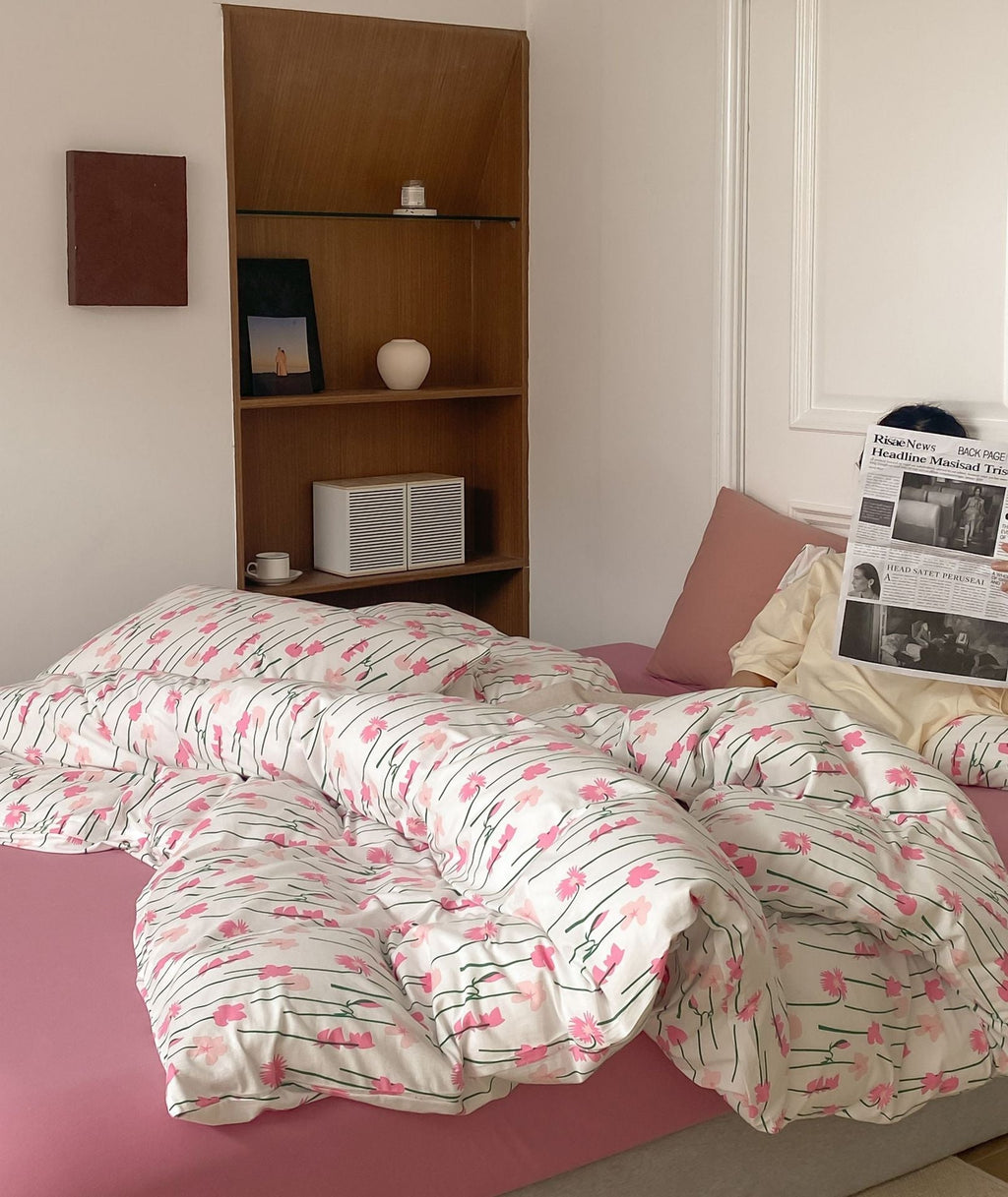 Pink Poppy Bedding Set - FINAN SALE