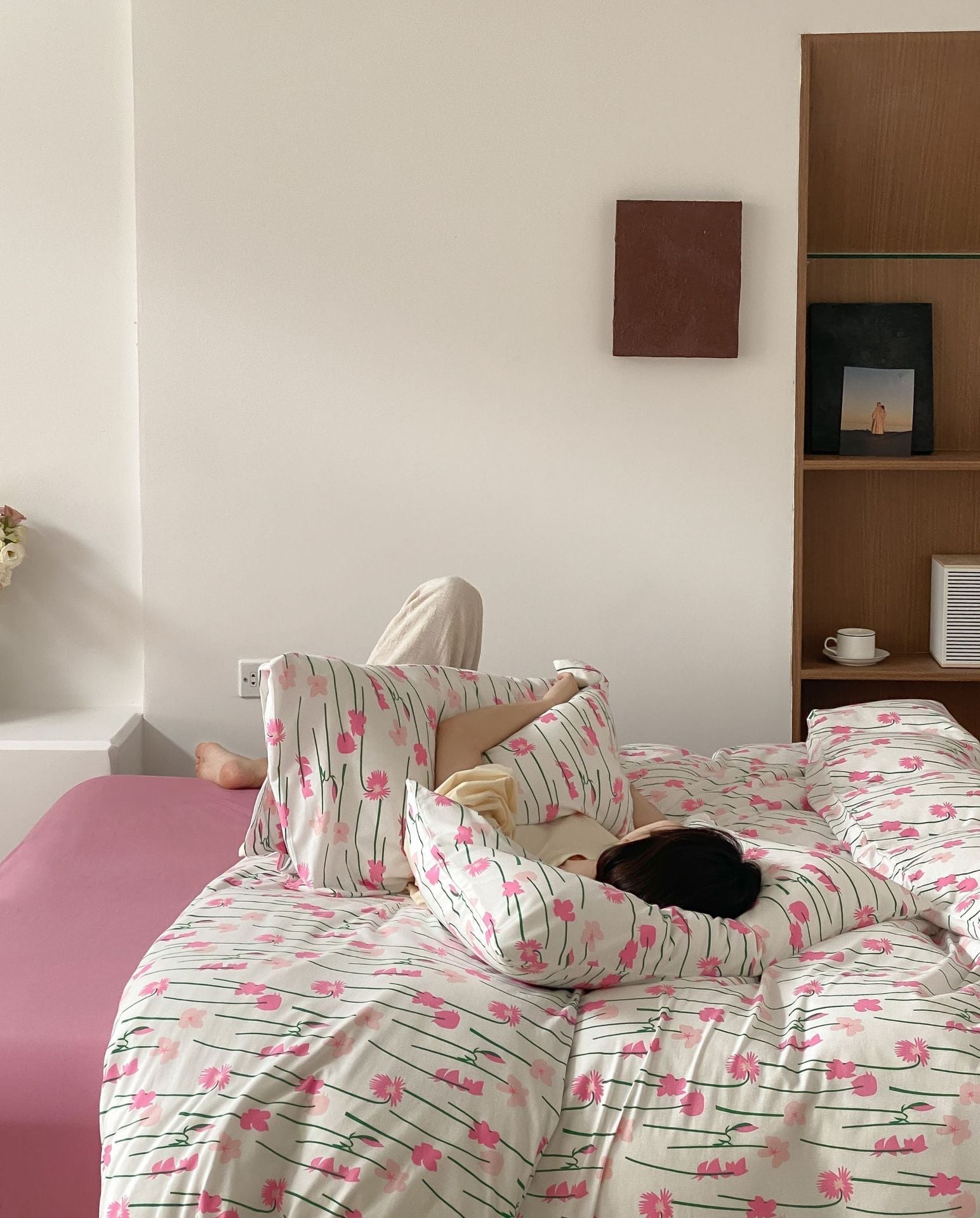 Pink Poppy Bedding Set - FINAN SALE