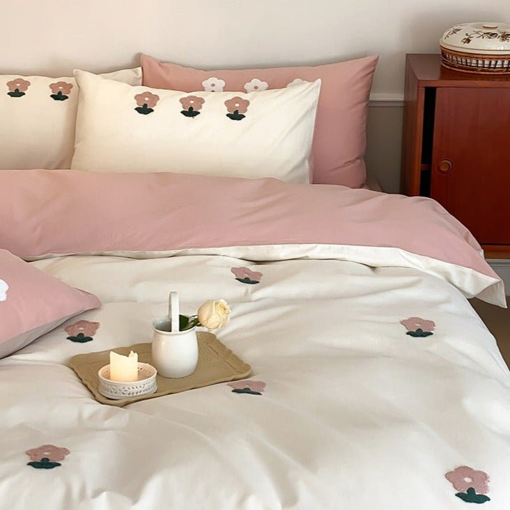 Pink Posey Bedding Set